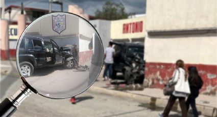 Conductor estampa su Jeep contra secundaria y le hace boquete