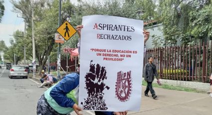 “Lo que queremos es seguir estudiando”: jóvenes rechazados protestan en instalaciones del IPN