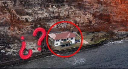 FOTO: ¿Por qué "la casa roja" sobrevivió a los incendios de Hawái?