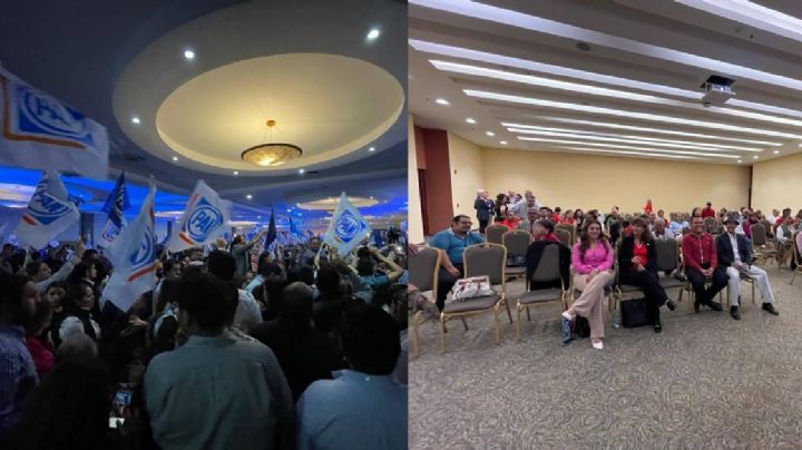 El festejo del PAN vs el festejo del PRI