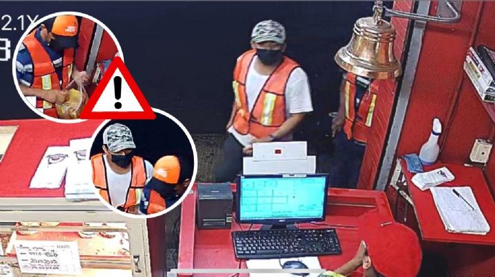 Con cubrebocas y chalecos de seguridad, asaltan tienda de volovanes de Veracruz