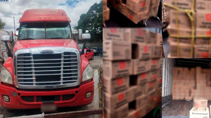 Roban camión con 500,000 pesos en galletas y son detenidos in flagranti