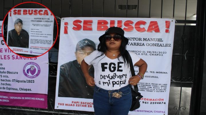 “FGE, devuélveme a mi papá”: hija de Víctor, tuxtleco desaparecido por comando