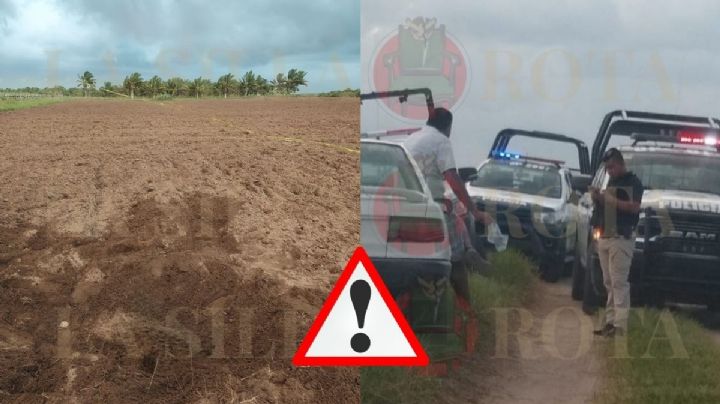 Cuerpo enterrado en parcela de Tecolutla fue hallado por campesino trabajando