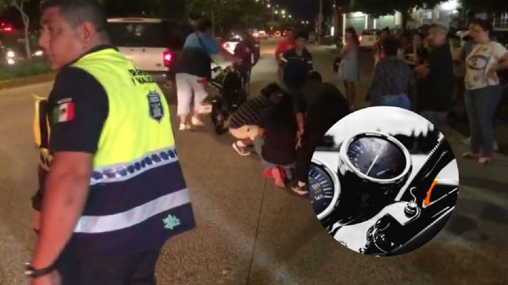 Muere motociclista tras chocar en avenida JB Lobos de Veracruz