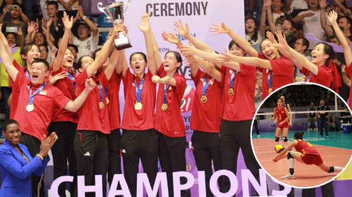 Se corona China al vencer a Italia en el Mundial de Voleibol Femenil Sub-21