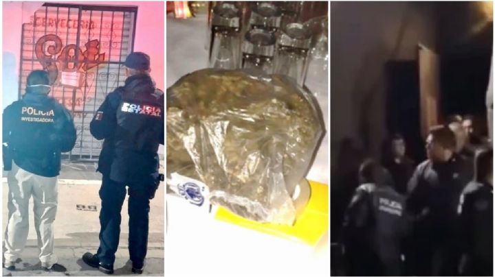 Así los bares de Pachuca: decomisan cargamento de droga y hacen clausura