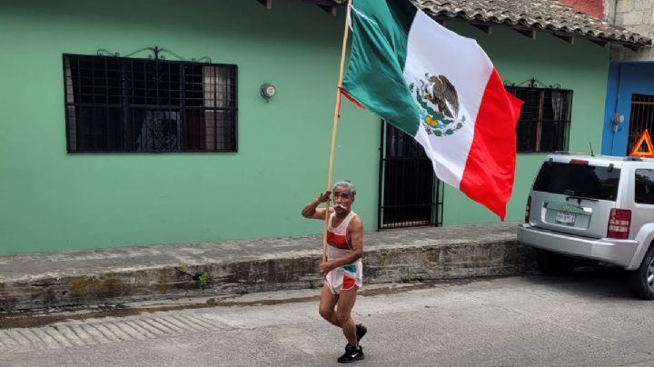 Calixto  "El Bigotes", abuelito deportista, competirá en carrera deportiva de Xalapa