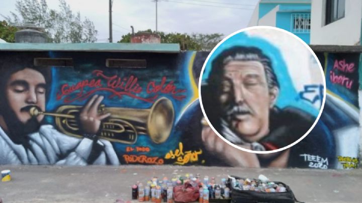 Borran mural de artista jarocho que homenajeaba a Willie Colón en Veracruz