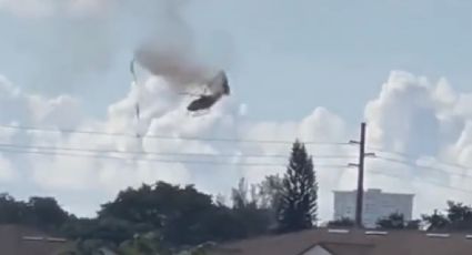 VIDEO | Cae helicóptero en Florida; fallecen dos personas