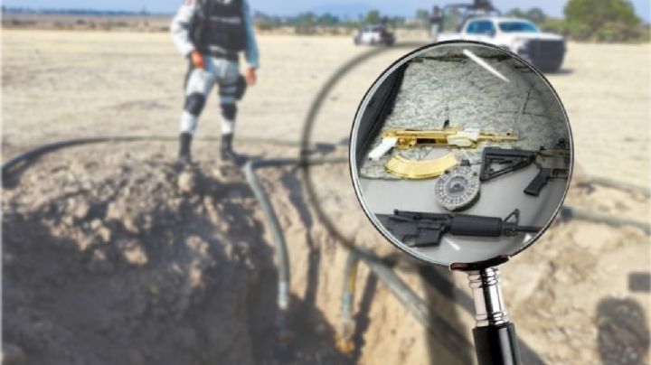 Cuautepec: confiscan a los Cenobios cuerno de chivo bañado en oro y armamento