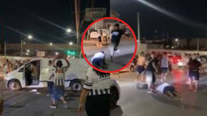 VIDEO: La brutal pelea de aficionados de Rayados tras derrota ante Cruz Azul