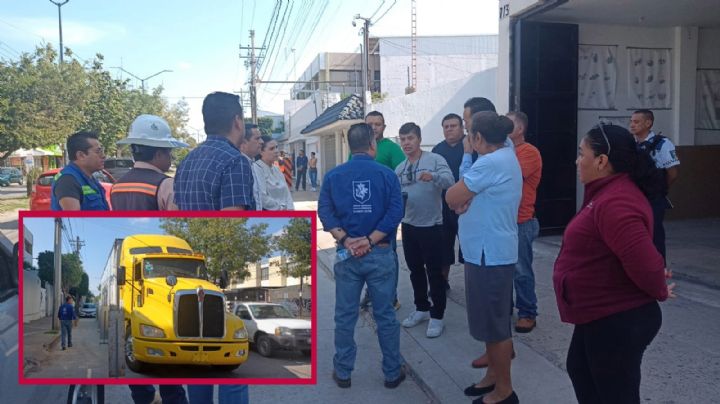 Protestan vecinos de San Miguel contra ciclovía | VIDEO