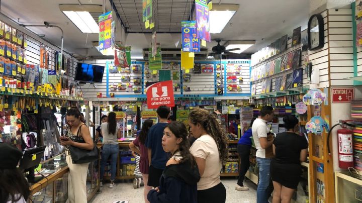 Compra de última hora por gastos extra en útiles escolares