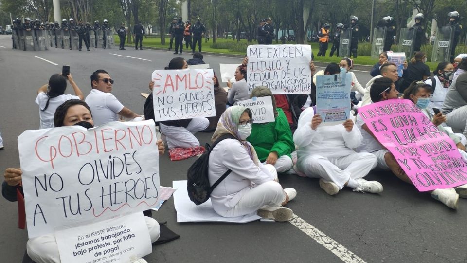 Protesta de médicos