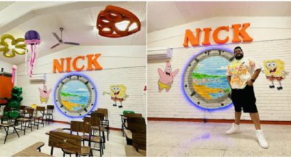 "El Profe Chido" da la bienvenida a sus alumnos con aula decorada al estilo Nickelodeon