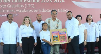 Tamaulipas participa con AMLO en ceremonia del nuevo ciclo escolar