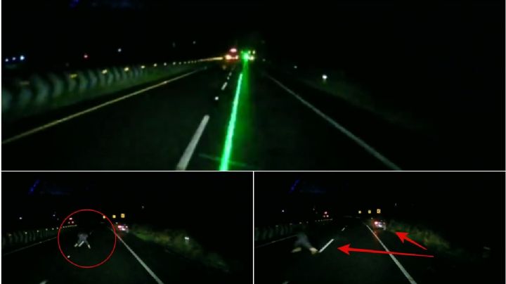 VIDEO: Usan láser para asaltar a automovilistas en la carretera Puebla-Orizaba