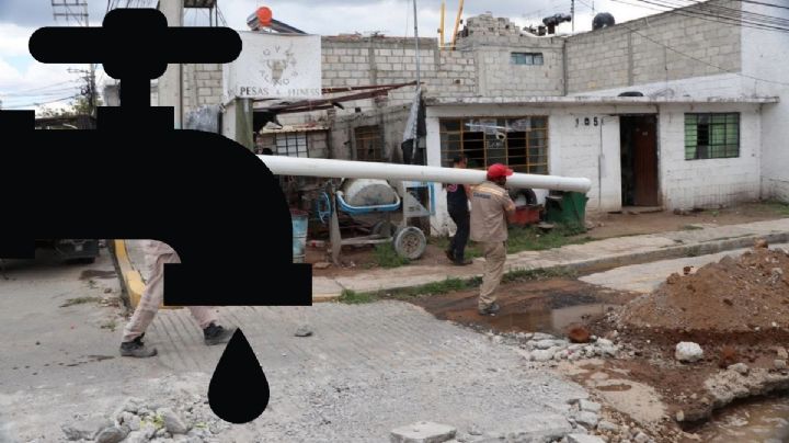 Sin agua estas colonias de Pachuca por las próximas 72 horas por una fuga