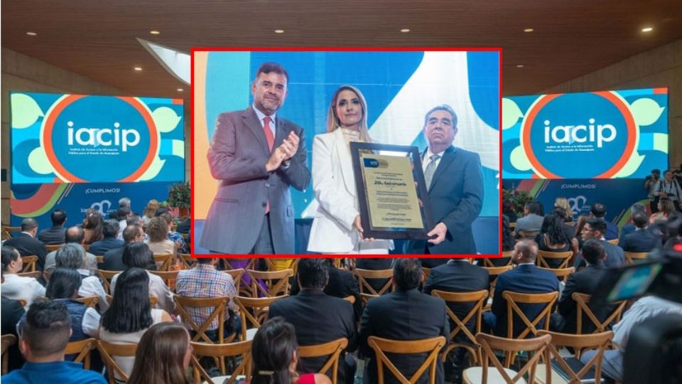 Como parte de la celebración de los 20 años del IACIP, que dirige actualmente Mariela del Carmen Huerta Guerrero, se entregaron reconocimientos a personal con más de 10 años de trayectoria.