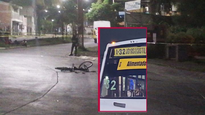 Chofer de urbano se entrega tras muerte de ciclista