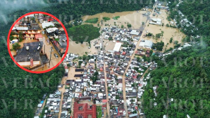 Evacúan pacientes del IMSS Bienestar en Zongolica tras lluvias; hay inundaciones y deslaves
