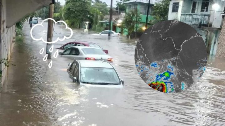 Alertan por lluvias fuertes en municipios del sur y centro de Veracruz