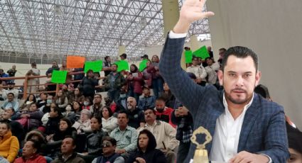 Trabajadores confrontan a Israel Félix en mesa de acercamiento en Pachuquilla