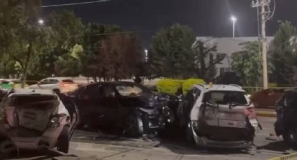 Ebrio en BMW le choca a una familia en Plaza Mayor y mata a uno de ellos