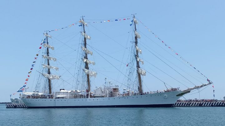 Este será el último día para visitar la Fragata ARA Libertad en Veracruz