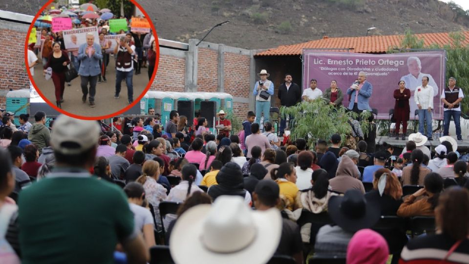 El director del INDEP tuvo actividaes públicas partidistas en Abasolo, Irapuato y Silao.