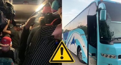 126 migrantes viajaban hacinados en autobús turístico al sur de Veracruz