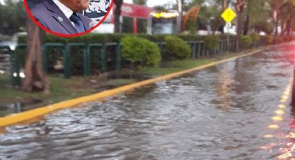 Por basura tirada a las calles hubo encharcamientos con la lluvia atípica del viernes