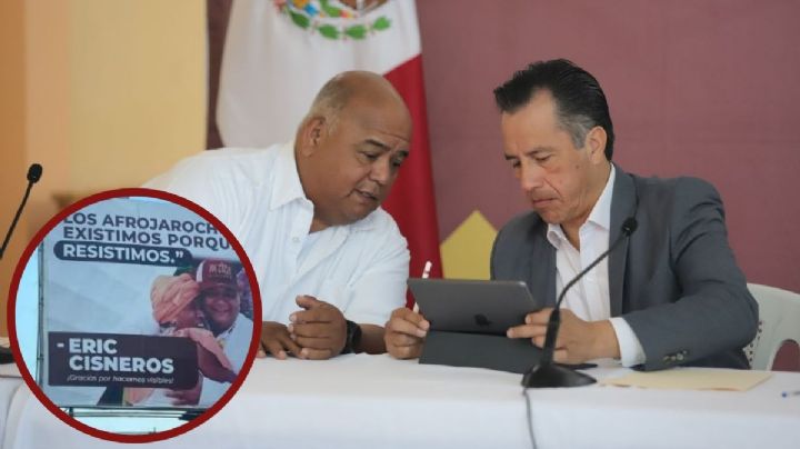 Cuitláhuac García reprocha publicidad de Eric Cisneros: "No se ve bien esa promoción"
