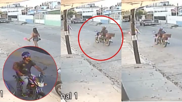 VIDEO | Motociclista apuñala a mujer con picahielo en San Luis Potosí; lo buscan desde 2021