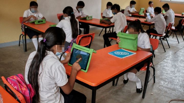 Tabletas en lugar de libros de texto