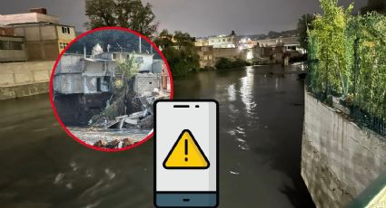 Alerta amarilla: Lluvia derrumba construcción a orillas del Río Tula