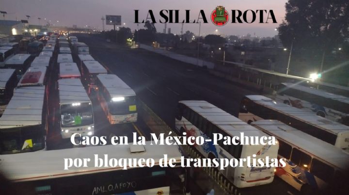 Liberan la México-Pachuca tras más de 8 horas de bloqueo de transportistas