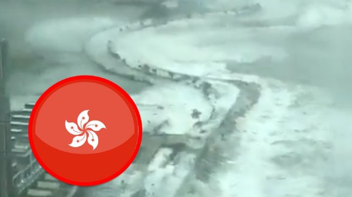 VIDEO | Tifón Saola provoca alerta máxima por primera vez en 5 años en Hong Kong