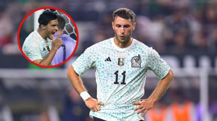 El polémico gesto de Raúl Jiménez luego de que Santi falló el penal