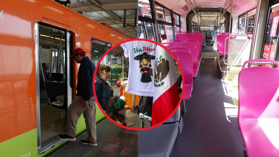 Debes poner atención si piensas viajar en Metro o Metrobús en estas fiestas patrias