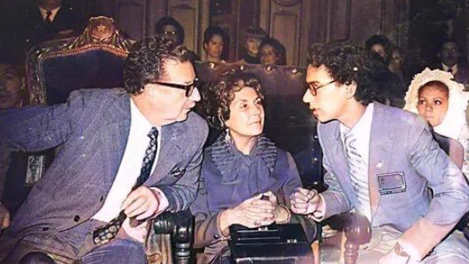 Salvador Allende y Dante Delgado