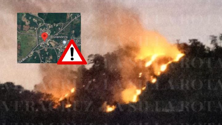 Incendio entre Papantla y Poza Rica lleva más de 12 horas activo. Esto se sabe