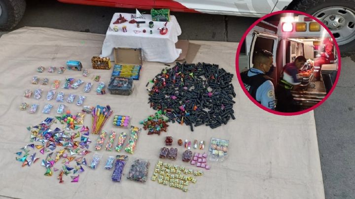 Le explota cohete y pierde la mano derecha