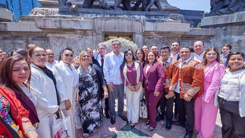 Al pie de este monumento histórico, el mandatario tamaulipeco señaló que este recinto no pertenece a quienes se colocaron del  lado equivocado de la historia o a quienes tienen intereses banales