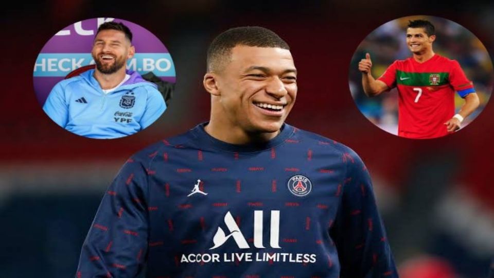 Kylian Mbappé admira a Messi