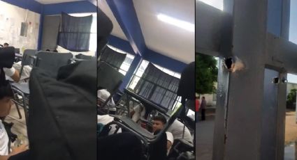 VIDEO | “Se están agarrando a plomazos”: ataque armado frente a escuela provoca terror