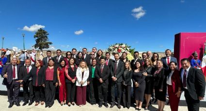 Participan diputados de Veracruz en ceremonia de Los Niños Héroes, en Perote