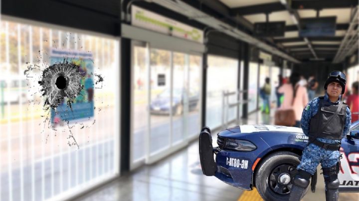 Bala perdida impacta contra Tuzobús en Pachuca y agujera cristal