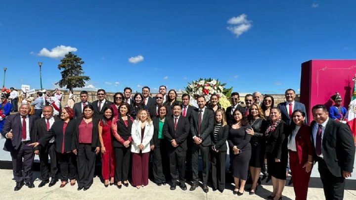 Participan diputados de Veracruz en ceremonia de Los Niños Héroes, en Perote